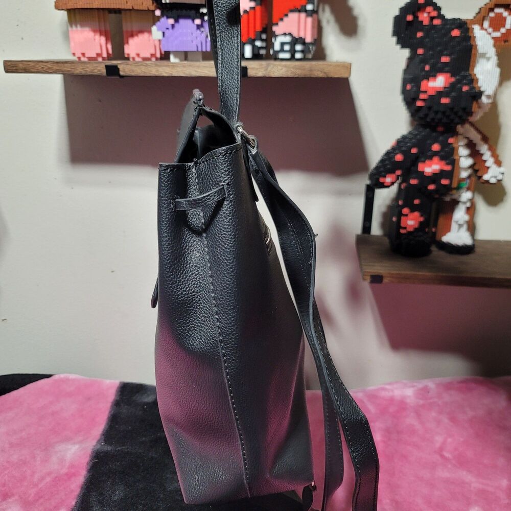 Guess Black Drawstring Backpack - image 4